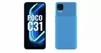 POCO C31 with MediaTek Helio G35 SoC, 13MP triple cameras launched